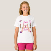 Meisjesregel Ruffle T-Shirt (Voorkant volledig)