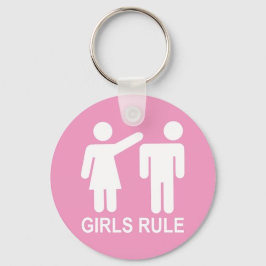 Meisjesregel Sleutelhanger (Voorkant)