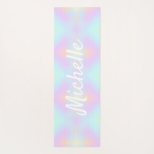 Meisjesregenboogscriptnaam Yogamat (Achterkant)
