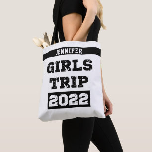 Meisjesreis 2022 Meisjes Weekend Uitstap Vakantie Tote Bag