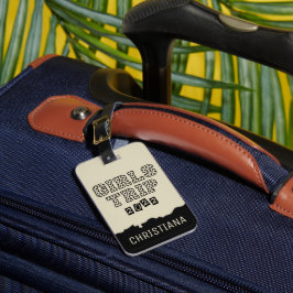 Meisjesreis 2022 Meisjes Weekend Vakantie Uitstapj Bagagelabel