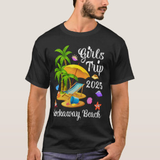 Meisjesreis 2025 Zomer Vakantie Rockaway Beach T-shirt