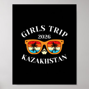 Meisjesreis 2026 Kazachstan Lentevakantie 2026 Cru Poster