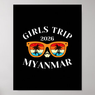 Meisjesreis 2026 Myanmar Lentevakantie 2026 Cruise Poster