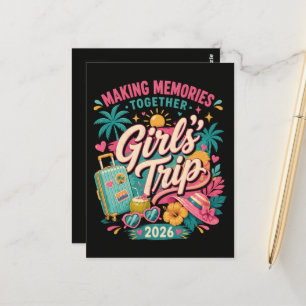 Meisjesreis 2026 Samen Herinneringen Maken Briefkaart