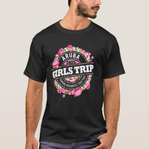 Meisjesreis Aruba 2025 T-shirts Dames Weekend Verj