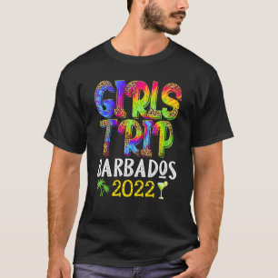 Meisjesreis Barbados 2022 vrijgezellenfeest Tie D T-shirt