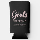 Meisjesreis Bestemming Fun Matchende Activiteiten Seltzer Blikjeskoeler (Voorkant)