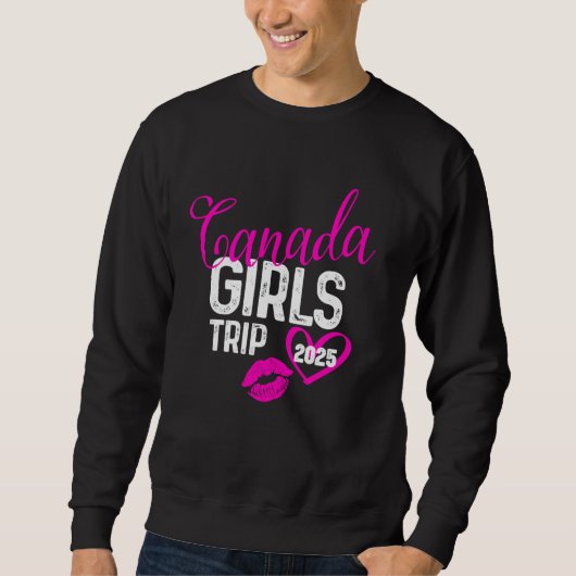 Meisjesreis Canada 2025 T-shirts Dames Weekend Ver (Voorkant)