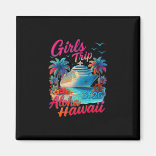 Meisjesreis Cruise Aloha Hawaï 2026 Matching Famil Magneet