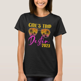 Meisjesreis Destin Florida 2023 Overeenkomstige Ba T-shirt