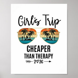 Meisjesreis goedkoper dan therapie 2026 Zomer Groe Poster