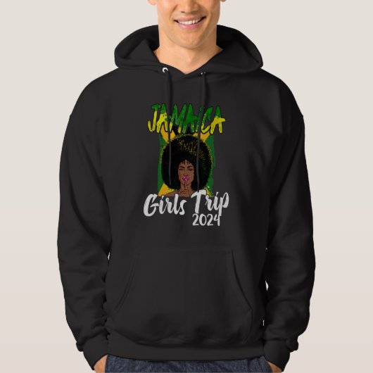 Meisjesreis Jamaica 2024 Vrouwen Afscheidsfeestje Hoodie (Voorkant)