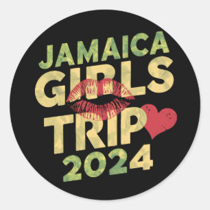 Meisjesreis Jamaica 2024 Weekend Zomer Vakantie Ronde Sticker