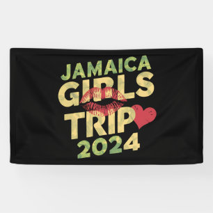 Meisjesreis Jamaica 2024 Weekend Zomer Vakantie Spandoek