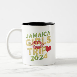 Meisjesreis Jamaica 2024 Weekend Zomer Vakantie Tweekleurige Koffiemok