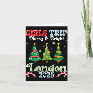 Meisjesreis Kerst Kerstmis In Londen Vakantie Kaart