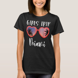 Meisjesreis Miami vrijgezellenfeest bij elkaar pas T-shirt