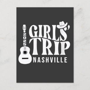 Meisjesreis Nashville 2025 Vakantie Zomer  Uitnodiging Briefkaart