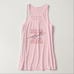 Meisjesreis Persoonlijke Bestemming Beste Vriendin Tanktop<br><div class="desc">Aangepaste Meisjes Weekend Trip Roze Tank Top met bewerkbare tekst en formulering voor je datum,  bestemming of locatie,  naam en een leuke quote zoals "beste vriendinnen,  vrienden en drankjes" is een leuke en nuttige herinnering voor je reizen met vriendinnen of bruidsmeisjes.</div>