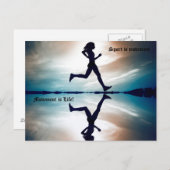 Meisjesrennen Briefkaart (Voorkant / Achterkant)