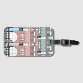 Meisjesrennen uit het verleden van Amsterdam Tall  Bagagelabel (Voorkant (horizontaal))