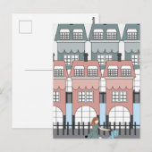 Meisjesrennen uit het verleden van Amsterdam Tall  Briefkaart (Voorkant / Achterkant)