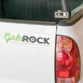Meisjesrock bumpersticker (Op Truck)
