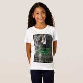 Meisjesrotswerende T-shirt (Voorkant volledig)