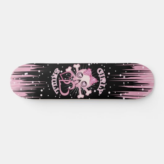 Meisjesschedel Schaats Skateboard (Horizontaal)