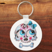 Meisjesschedel Sleutelhanger (Voorkant)