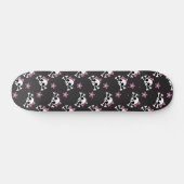 Meisjesschedels en stars skateboard deck (Horizontaal)
