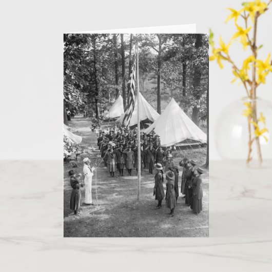 Meisjesschildkliervorming: 1919 kaart (Gele Bloem)