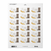 Meisjesschoenen en geïllustreerd Sneakers huwelijk Etiket (Full Sheet)