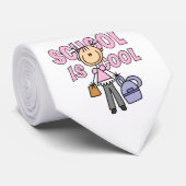 Meisjesschool is cool stropdas (Opgerold)