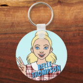  meisjesschool naam leerling sleutelhanger (Voorkant)