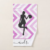 Meisjesschool roze design Cheerleader Handdoek (Handdoek)