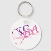 MeisjesSleutelhanger over land Sleutelhanger (Voorkant)