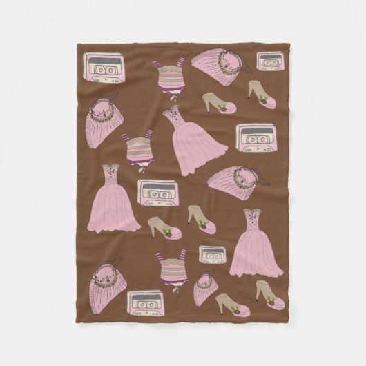 MEISJESSPULLEN FLEECE DEKEN (Voorkant)