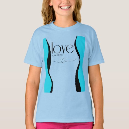 meisjesstijl tiener t-shirt (Voorkant)