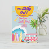 Meisjesstrandfeest, strandvakantie zomer. kaart (Staand voorkant)