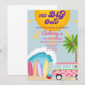 Meisjesstrandfeest, strandvakantie zomer. kaart (Voorkant / Achterkant)