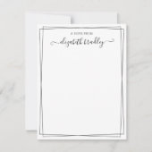 Meisjestekenscript op het bureau van de Kaart van  (Voorkant)