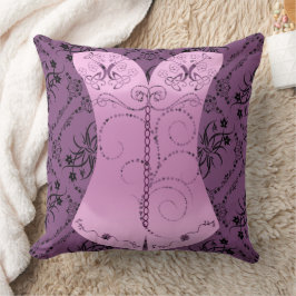 Meisjestijdcorset  roze Sierkussen 20x20 inch