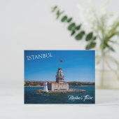 Meisjestoren in Istanbul Briefkaart (Staand voorkant)