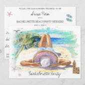 *~* Meisjesuitgaven Tropisch Exotisch  QR Strandfe Kaart (Voorkant / Achterkant)