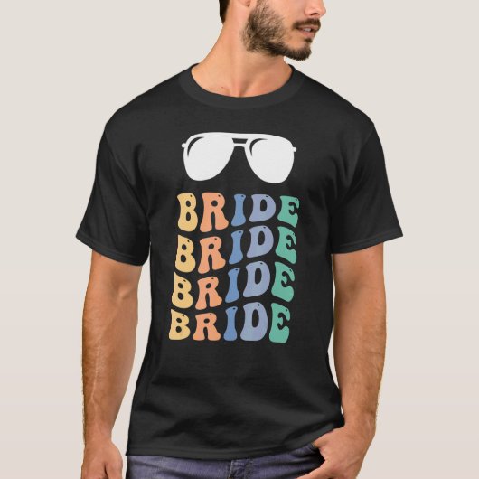 Meisjesuitje Retro Bruid T-shirt (Voorkant)