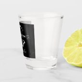 Meisjesuitjecht kosmisch gotisch gepersonaliseerd shot glas (Rechts)