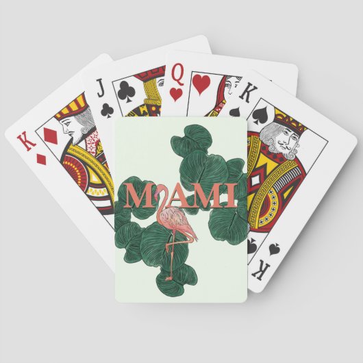 Meisjesuitstap in Miami Pokerkaarten (Achterkant)