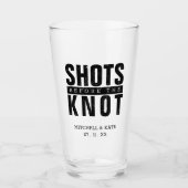 Meisjesuitstap voor de Knoop Bruidsfeest Glas (Voorkant)